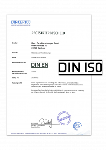 Registrierbescheid